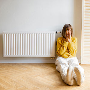 Radiateur avec une distribution de chaleur inégale